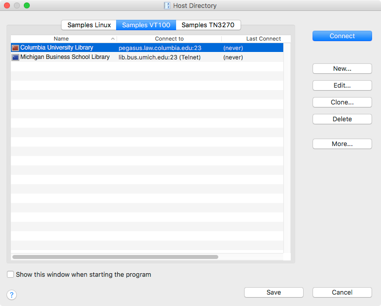 Start Program Terminal Console