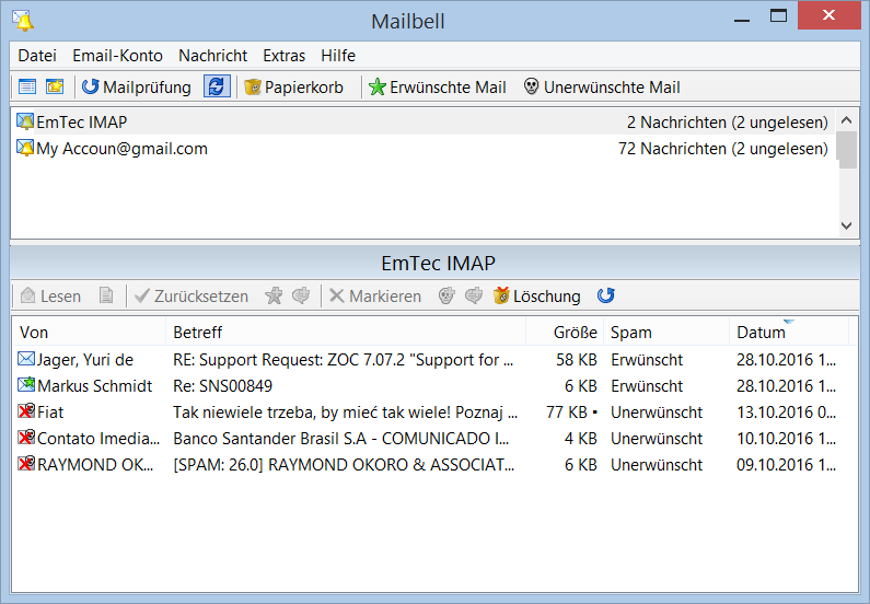mailbell Screenshot