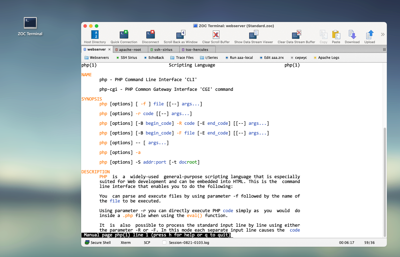 ZOC Terminal Mac 破解版 Telnet/SSH/SSH2终端软件